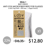 [LOOY] Anti-fog Microfiber Eyeglasses Wipe Cloth - COCOMO
