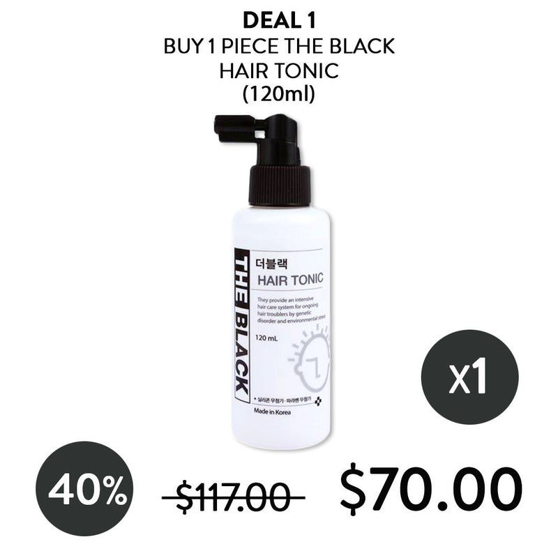 [THE BLACK] Hair Tonic 120ml - COCOMO