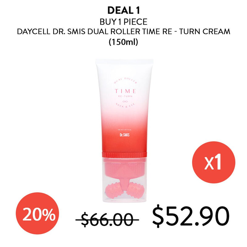 [DAYCELL] Dr. SMIS Dual Roller Time Return Cream 150ml - COCOMO