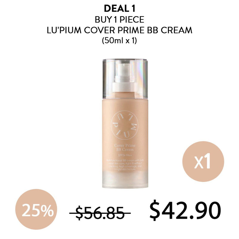 [LUPIUM] Cover Prime BB Cream SPF24 PA++ 50ml - COCOMO