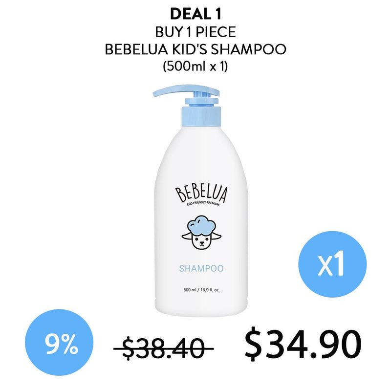 [BEBELUA] Kid’s Shampoo 500ml - COCOMO