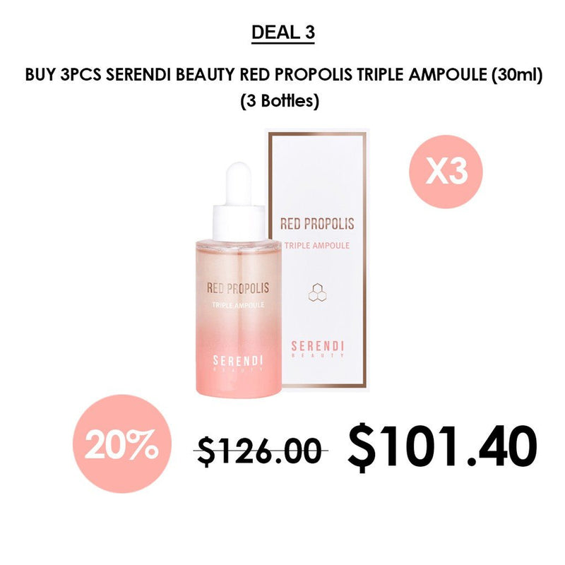 [SERENDI BEAUTY] Red Propolis Triple Ampoule 30ml - COCOMO