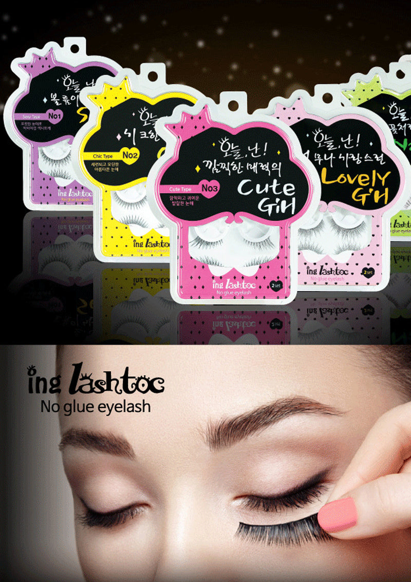 [ING LASHTOC] Toc No Glue Eyelashes - COCOMO