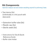 [Roche] SARS-CoV-2 Antigen Self Test Nasal ( 1 BOX = 5-tests Kit ) - COCOMO