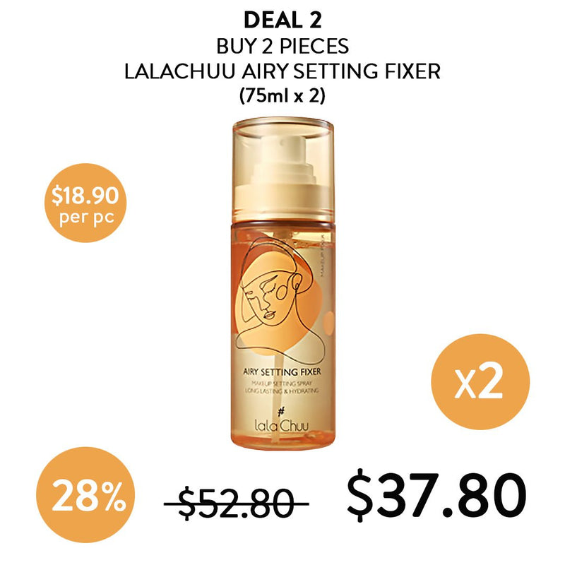 [LALACHUU] Airy Setting Fixer 75ml - COCOMO