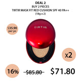 [TIRTIR] Mask Fit Red Cushion SPF 40 PA++ 17C | 21N | 23N - COCOMO