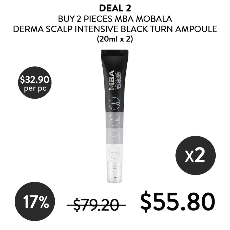 [MBA] Derma Scalp Intensive Black Turn Ampoule 20ml - COCOMO