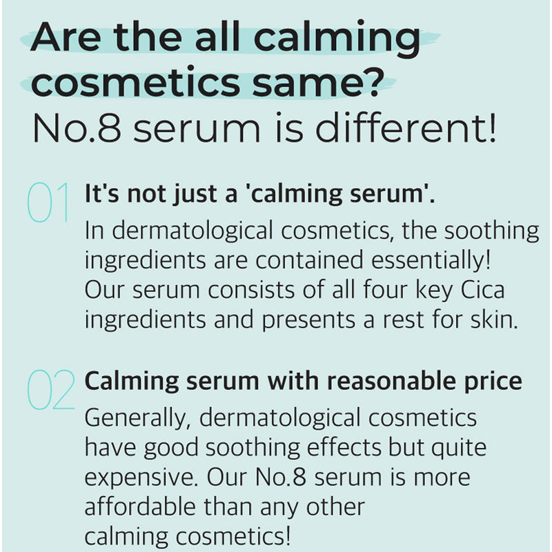 [NUMBUZIN] No.8 Fine Cica Serum 50ml - COCOMO