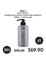 [MBA] Derma Scalp Black Turn Hair Shampoo 500ml - COCOMO