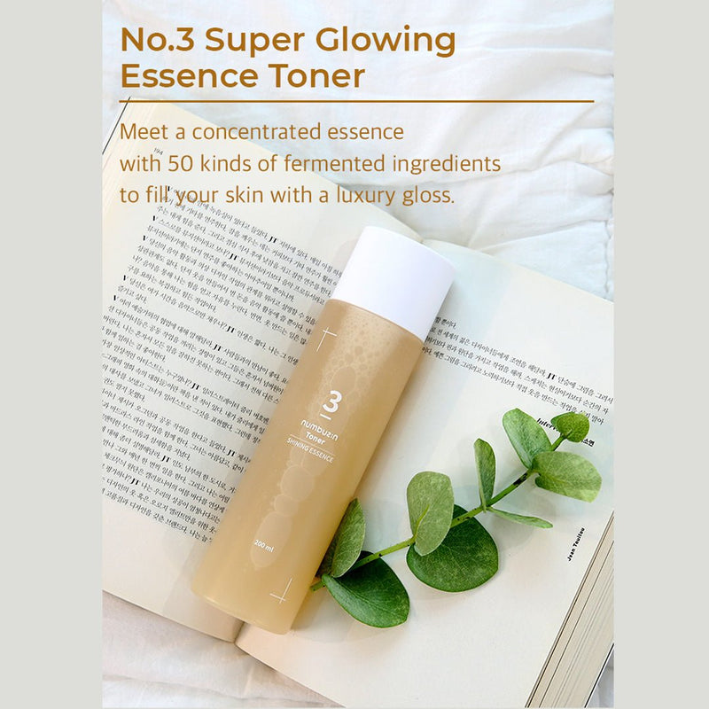 [NUMBUZIN] No.3 Super Glowing Essence Toner 200ml - COCOMO