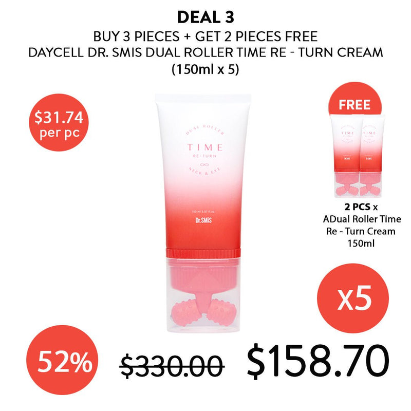 [DAYCELL] Dr. SMIS Dual Roller Time Return Cream 150ml - COCOMO