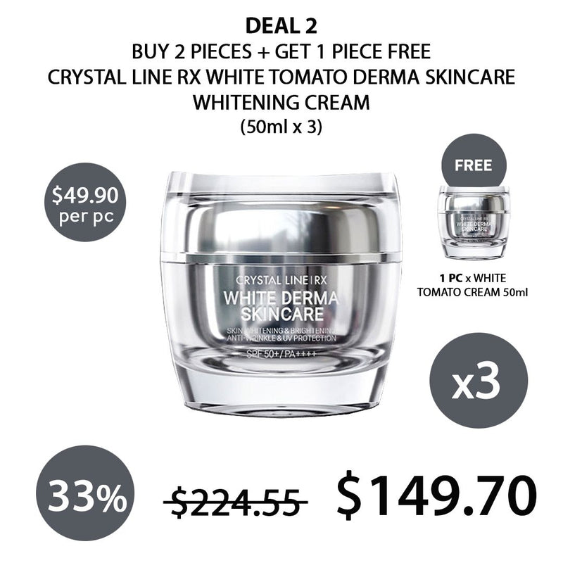 [DAYSON] Crystal Line RX White Derma Skincare SPF 50+PA++++ 50ml - COCOMO