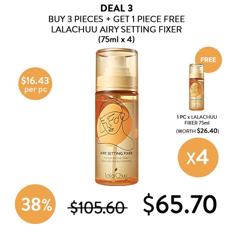 [LALACHUU] Airy Setting Fixer 75ml - COCOMO