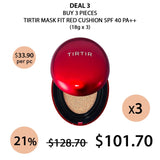 [TIRTIR] Mask Fit Red Cushion SPF 40 PA++ 17C | 21N | 23N - COCOMO