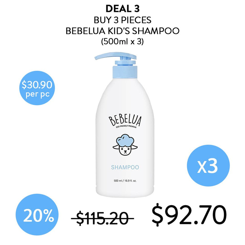 [BEBELUA] Kid’s Shampoo 500ml - COCOMO