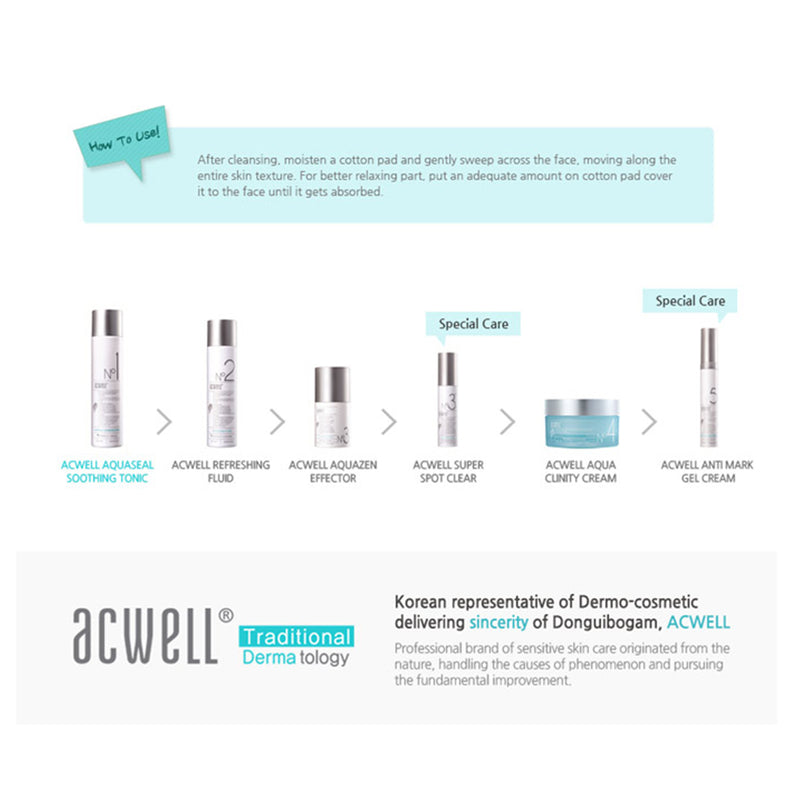 [ACWELL] No. 1 Aquaseal Soothing Tonic 150ml - COCOMO