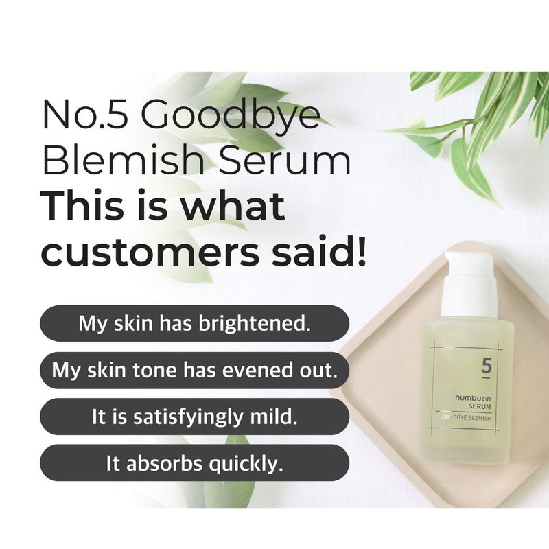 [NUMBUZIN] No.5 Goodbye Blemish Serum 50ml - COCOMO