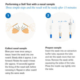 [Roche] SARS-CoV-2 Antigen Self Test Nasal ( 1 BOX = 5-tests Kit ) - COCOMO