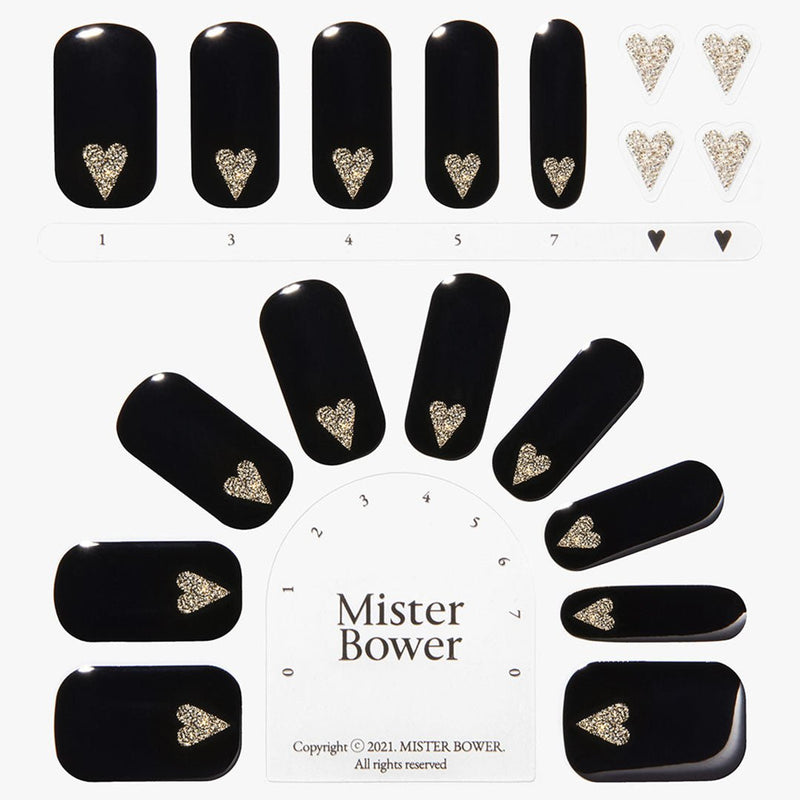 [Mister Bower] Volume Gel Nail - Illusion B-Heart - COCOMO