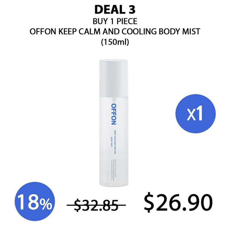 [OFFON] Keep Calm And Cooling Body Mist 150ml