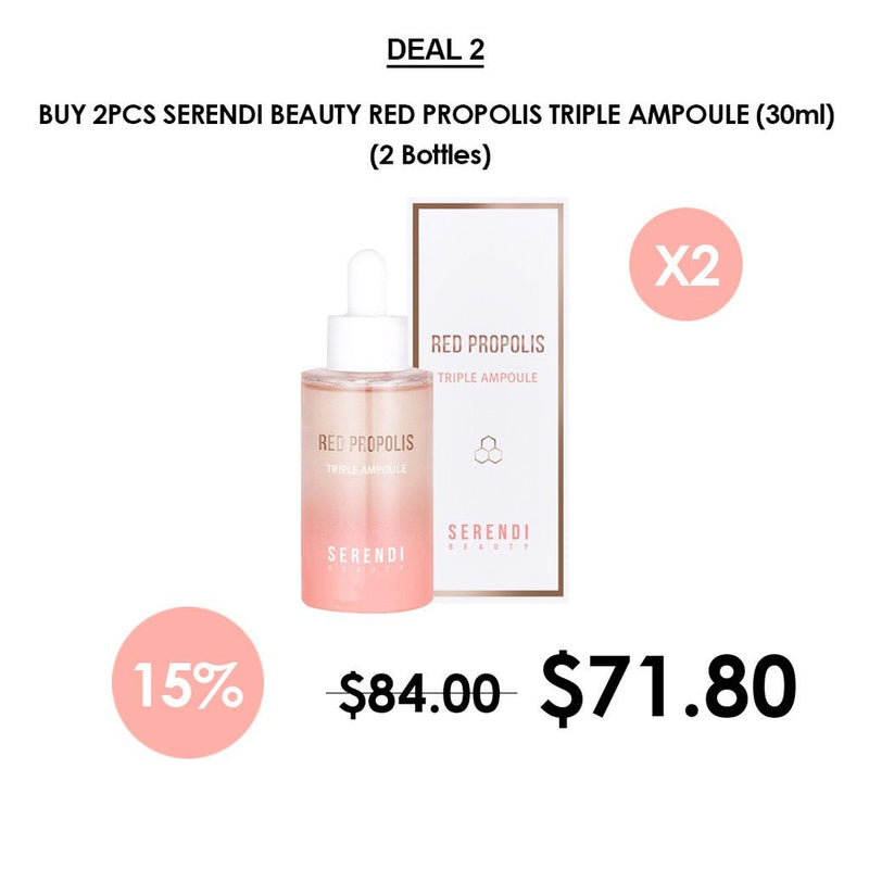[SERENDI BEAUTY] Red Propolis Triple Ampoule 30ml - COCOMO