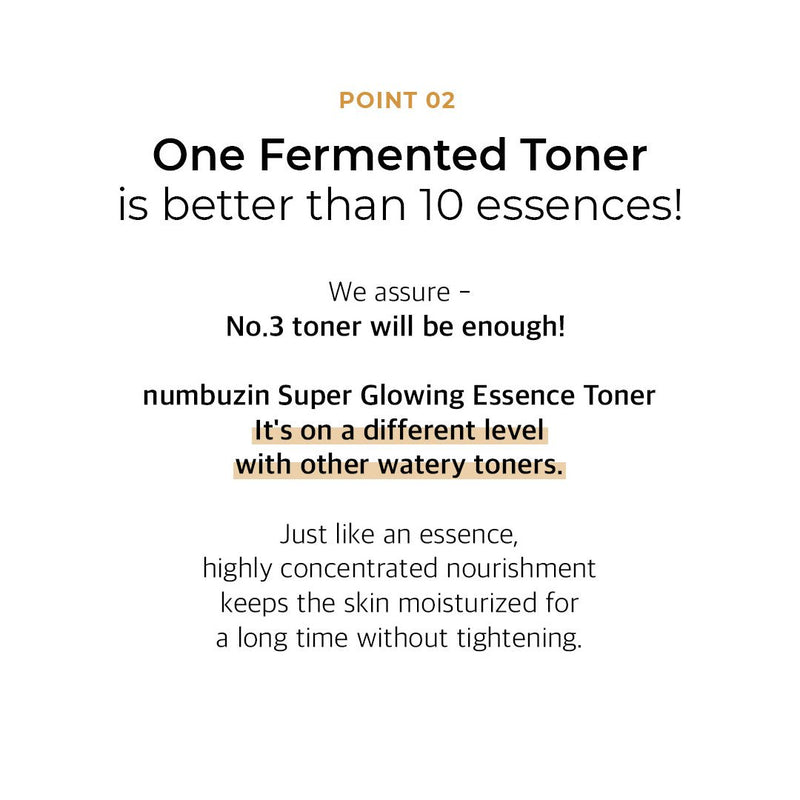 [NUMBUZIN] No.3 Super Glowing Essence Toner 200ml - COCOMO