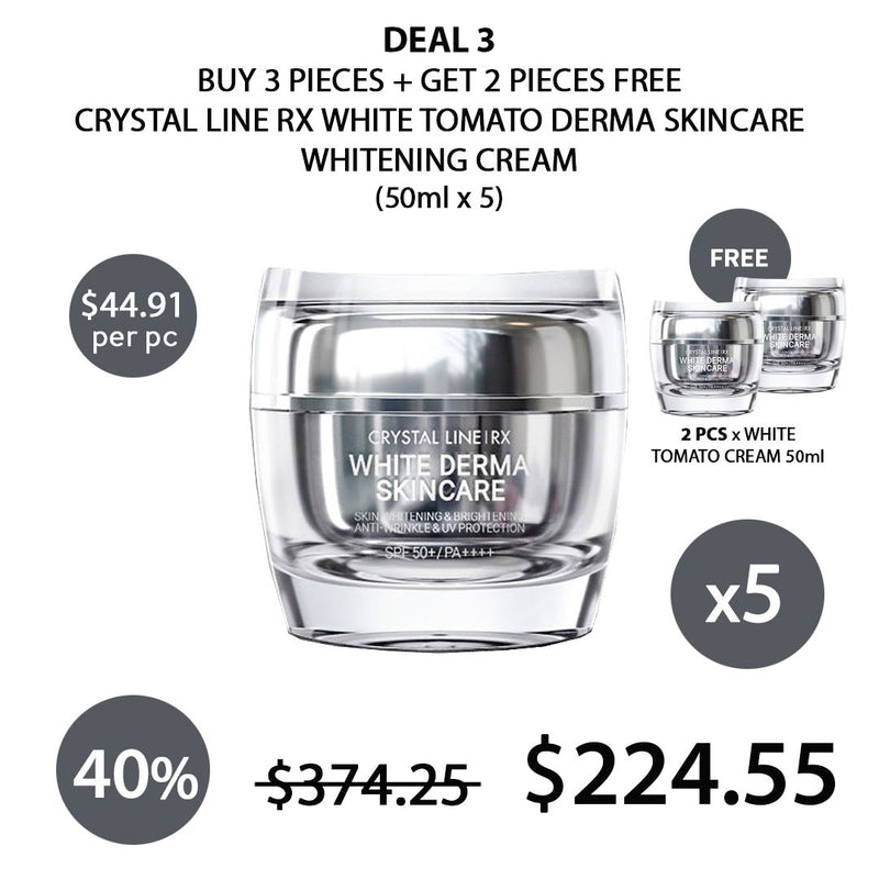 [DAYSON] Crystal Line RX White Derma Skincare SPF 50+PA++++ 50ml - COCOMO