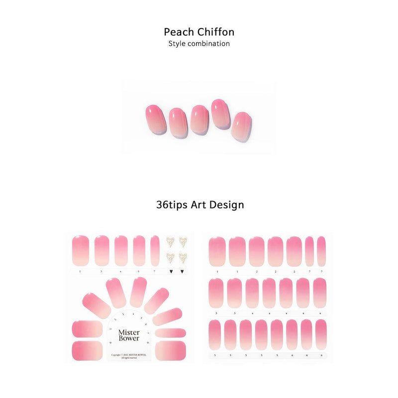 [Mister Bower] Volume Gel Nail - PEACH CHIFFON - COCOMO