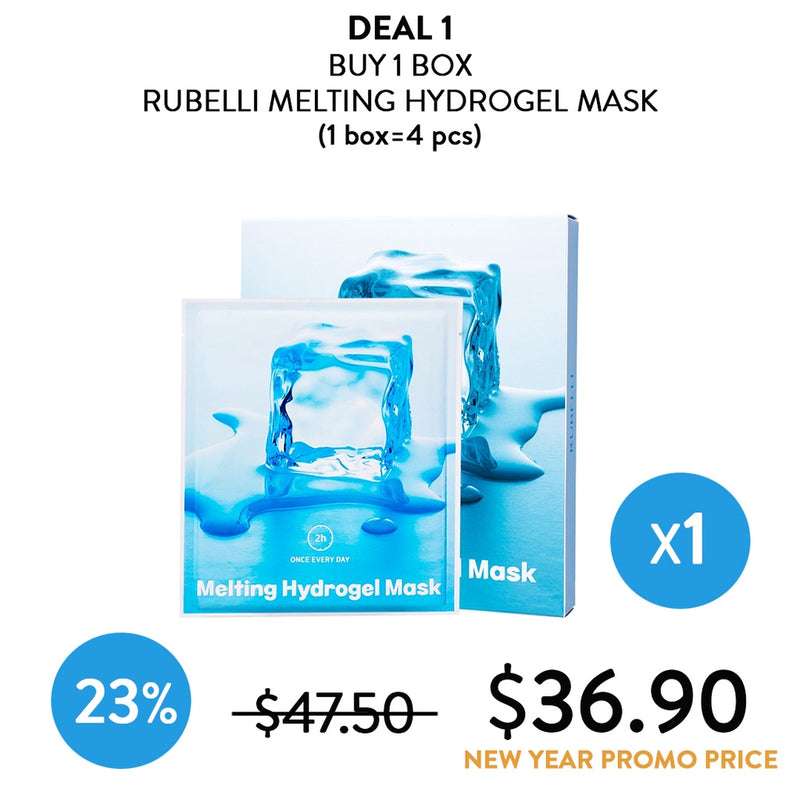 [RUBELLI] Melting Hydrogel Mask 4 Sheets