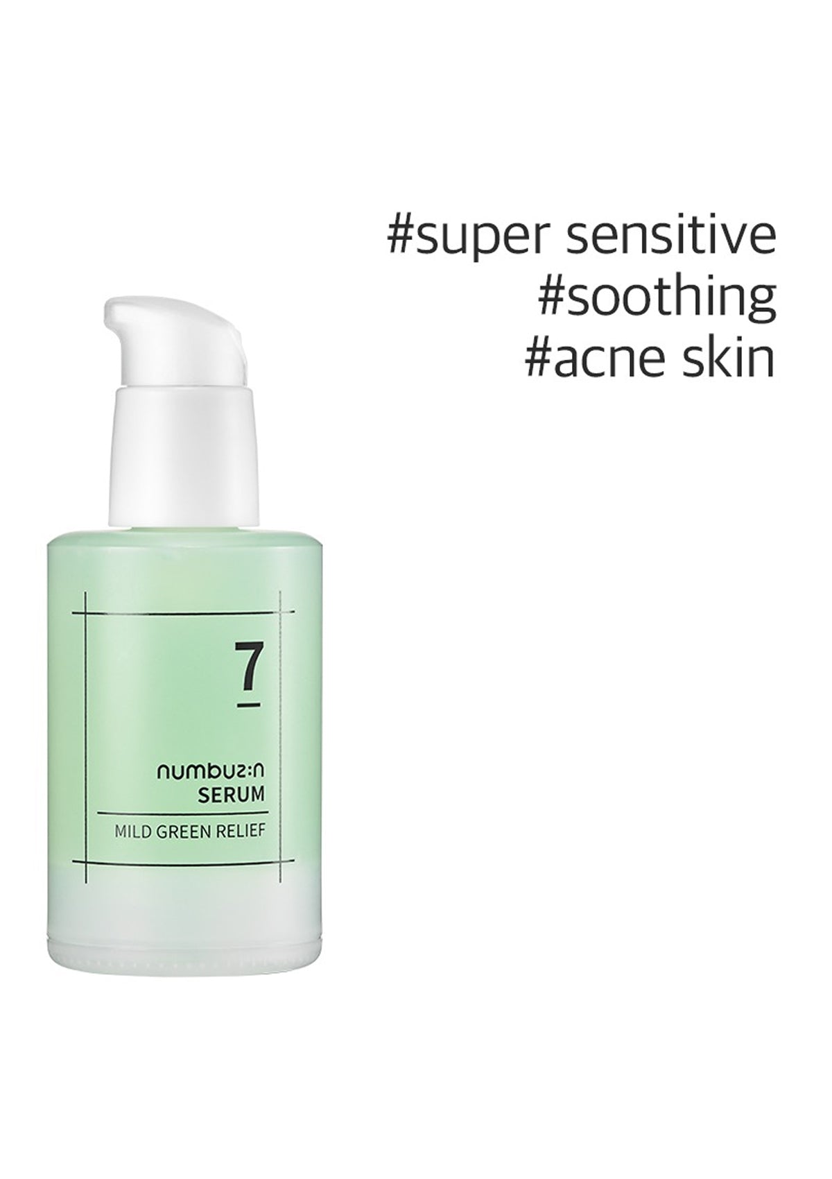 [NUMBUZIN] No.7 Mild Green Soothing Serum 50ml - COCOMO
