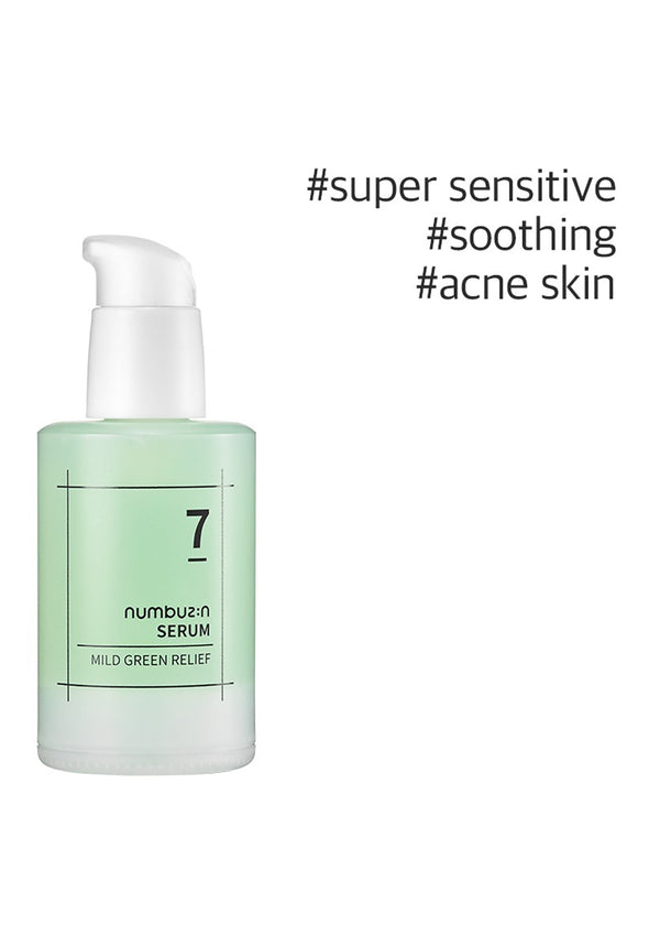 [NUMBUZIN] No.7 Mild Green Soothing Serum 50ml - COCOMO