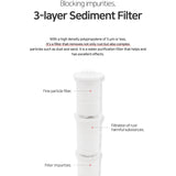 [AQUADUO] Anion Oxygen Save Water Regular Sediment Refill Filter 4EA - COCOMO