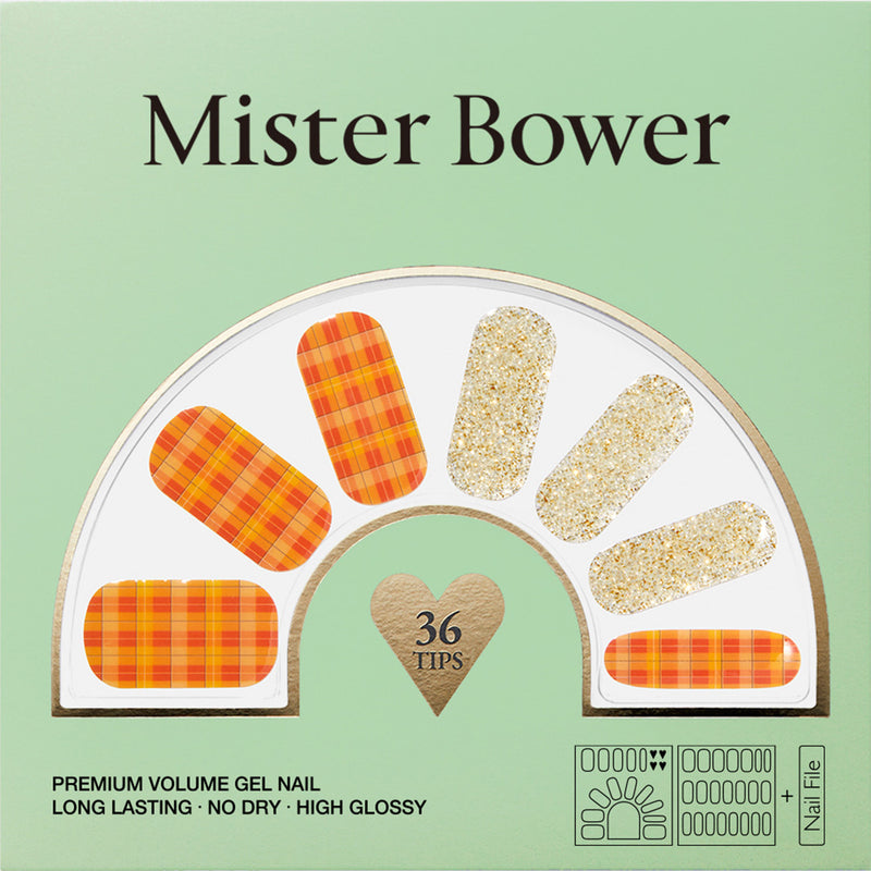 [Mister Bower] Volume Gel Nail - Julia Tartan - COCOMO