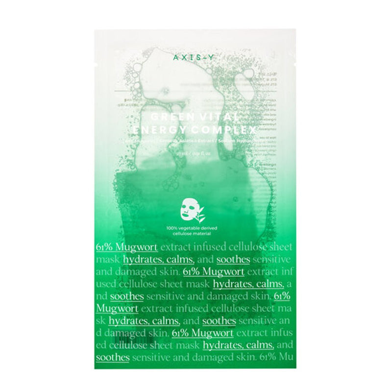 [AXIS-Y] Green Vital Energy Complex Sheet Mask 27ml x 5EA - COCOMO