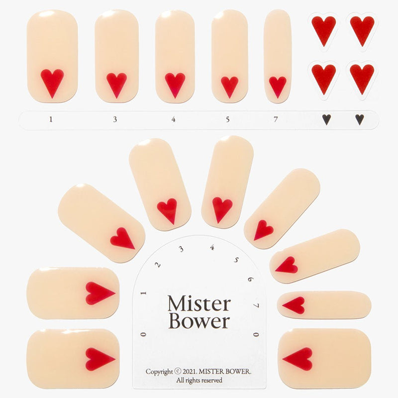 [Mister Bower] Volume Gel Nail - Signature B-Heart - COCOMO