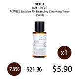 [ACWELL] Licorice PH Balancing Cleansing Toner 30ml