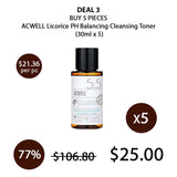 [ACWELL] Licorice PH Balancing Cleansing Toner 30ml