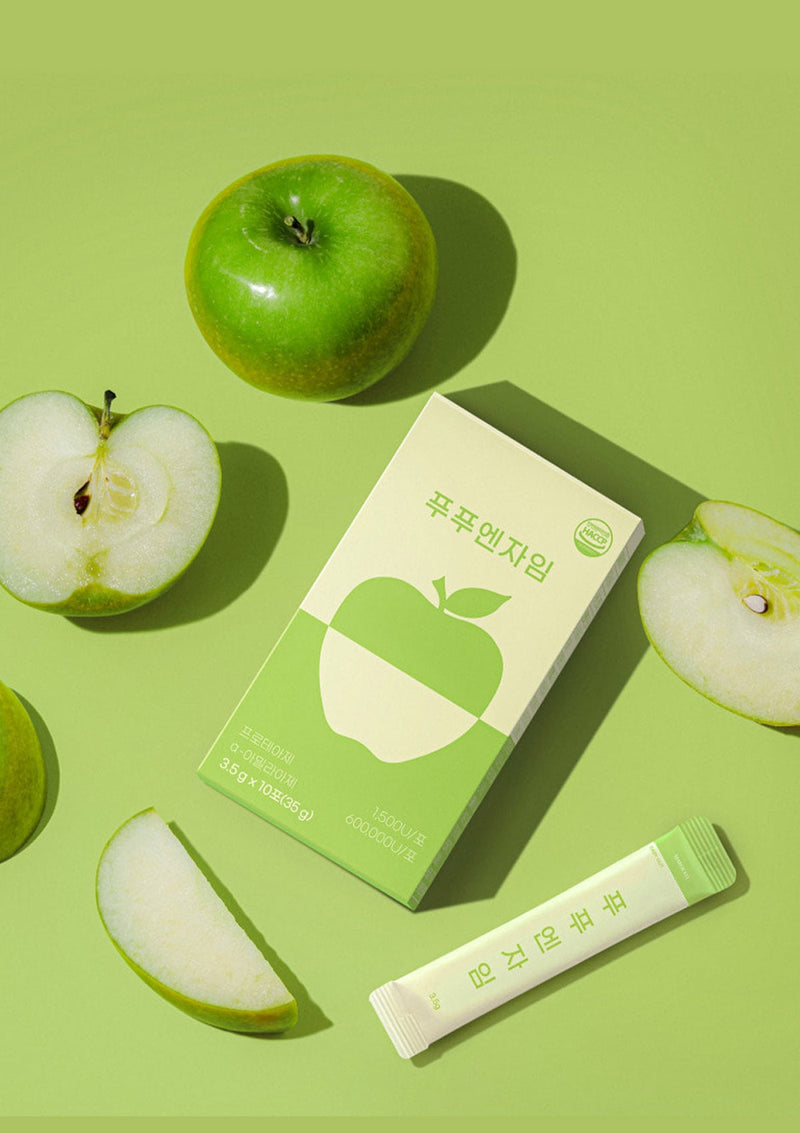 [MAROCELL] Poo Poo Enzyme Green Apple (3.5g x 10 Sticks) - COCOMO