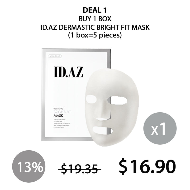 [ID.AZ] Bright Fit Mask (1 Box = 25g X 5 Masks)