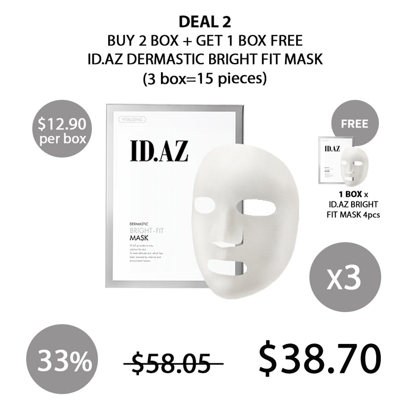 [ID.AZ] Bright Fit Mask (1 Box = 25g X 5 Masks)