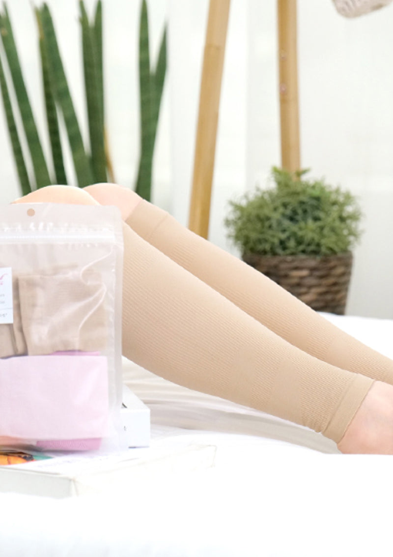 [SUNMIMALL] Good Day Fit Calves Compression Stockings (Free Size) - COCOMO