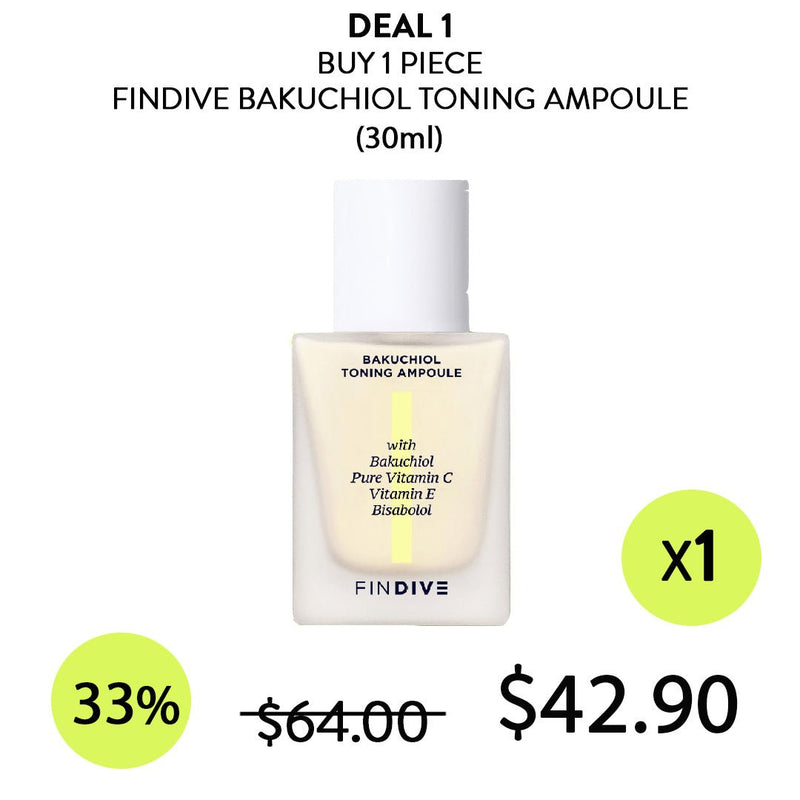 [FINDIVE] Bakuchiol Toning Ampoule 30ml - COCOMO