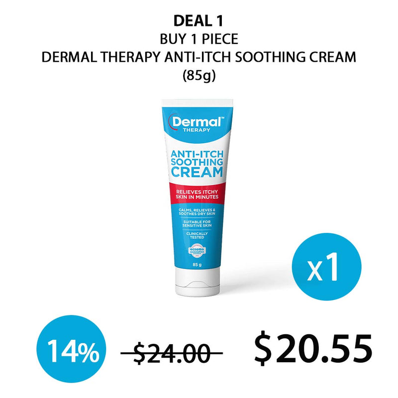 [DERMAL THERAPY] Anti Itch Soothing Cream 85g