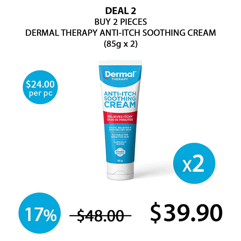 [DERMAL THERAPY] Anti Itch Soothing Cream 85g