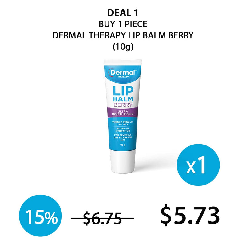 [DERMAL THERAPY] Lip Balms