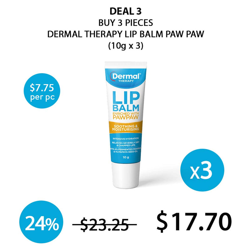 [DERMAL THERAPY] Lip Balms