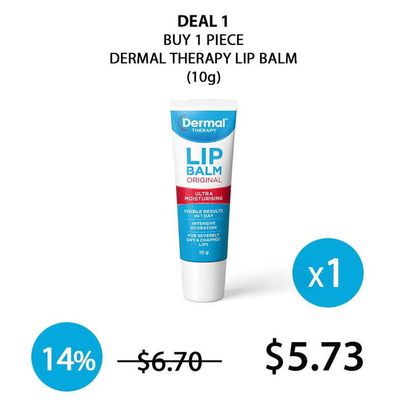 [DERMAL THERAPY] Lip Balm Original 10g