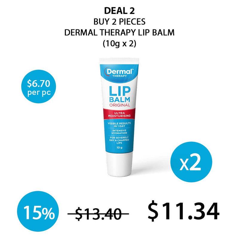 [DERMAL THERAPY] Lip Balms