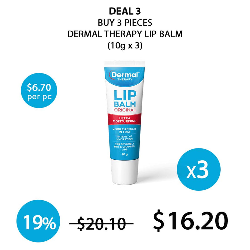 [DERMAL THERAPY] Lip Balms