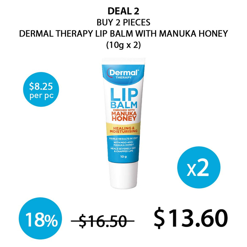 [DERMAL THERAPY] Lip Balms